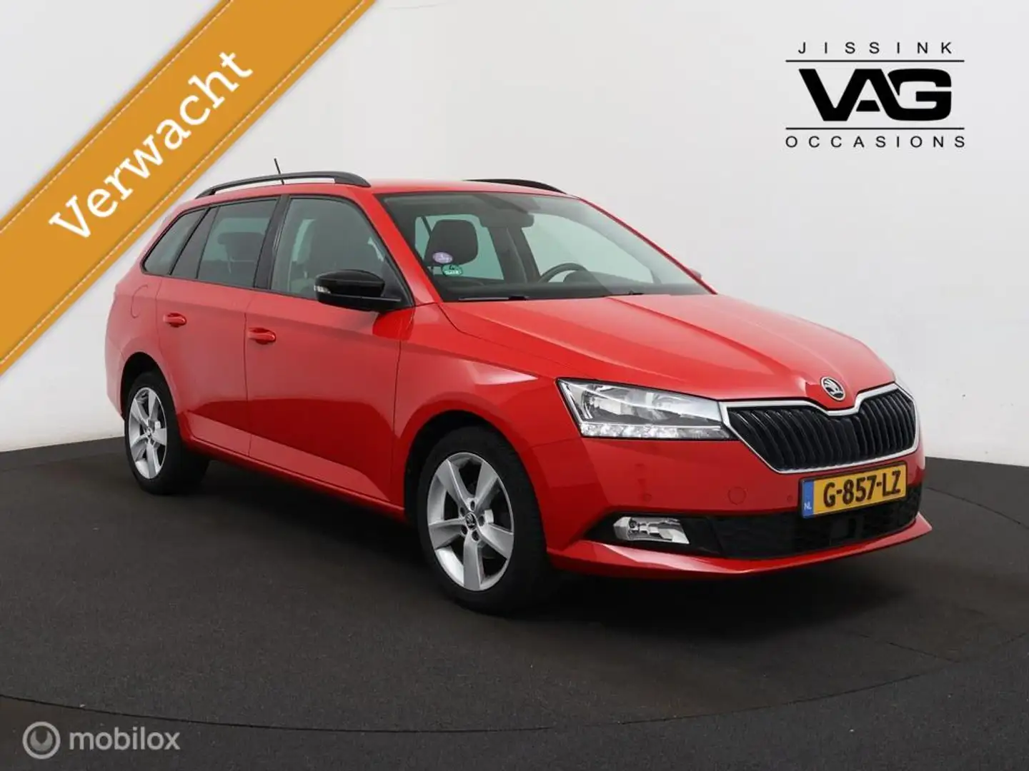 Skoda Fabia Combi 1.0 TSI Clima ACC LED PDC Stoelverwarming Rood - 1