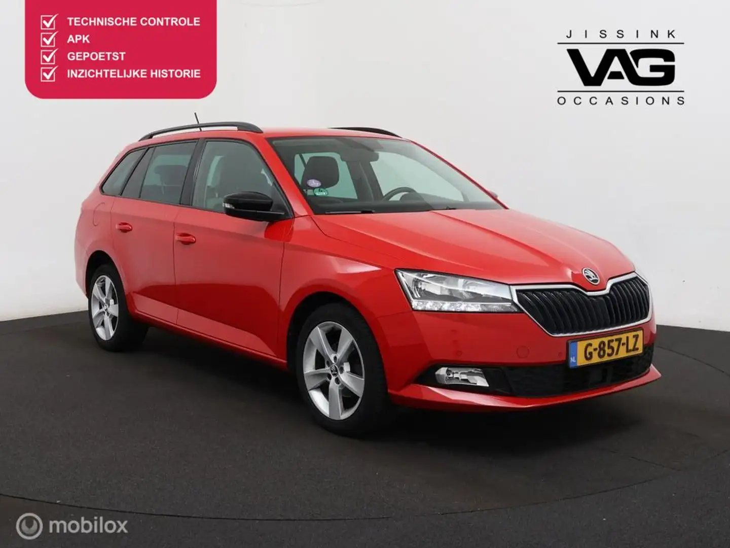 Skoda Fabia Combi 1.0 TSI Clima ACC LED PDC Stoelverwarming Rojo - 1