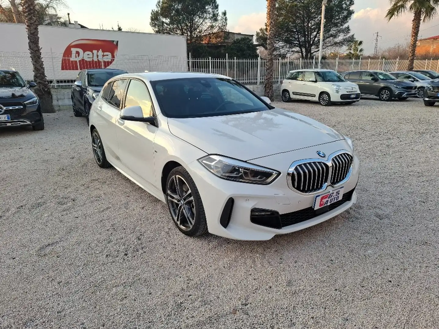BMW 116 Serie 1 F40 116d Msport auto Bianco - 1