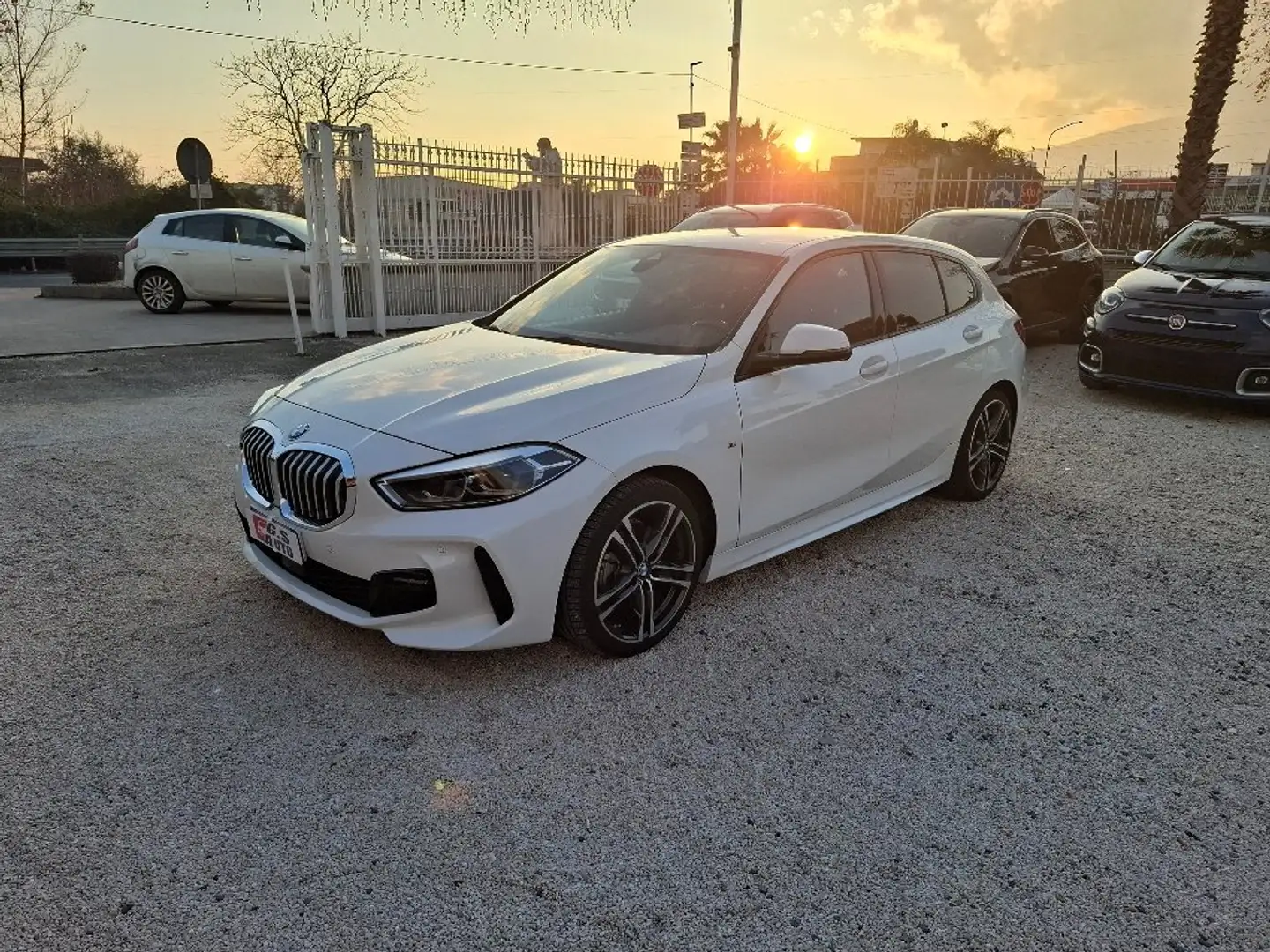 BMW 116 Serie 1 F40 116d Msport auto Bianco - 2