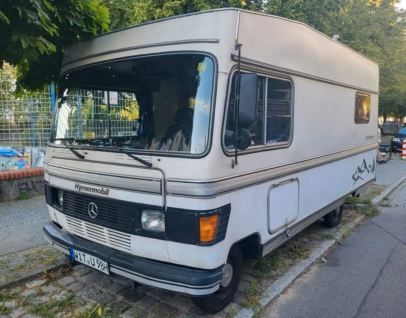 Mercedes-Benz T1 HYMER WoMo 601 207D Solar Camera H-KZ Alb - 1