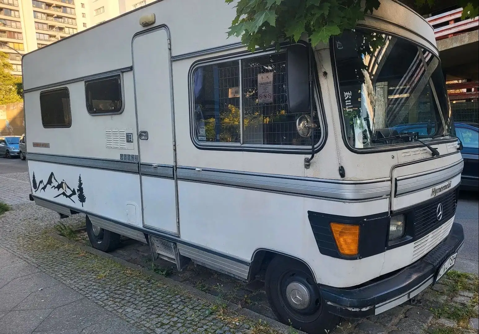 Mercedes-Benz T1 HYMER WoMo 601 207D Solar Camera H-KZ Alb - 2