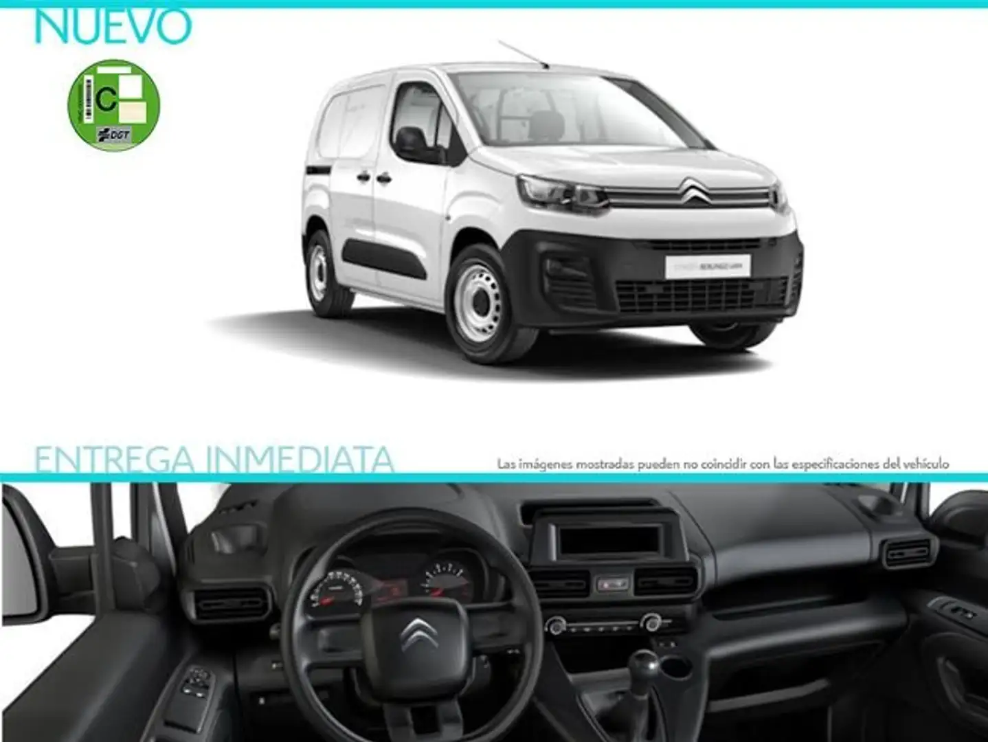 Citroën Berlingo 1.5 BLUEHDI 100 TALLA M CONTROL 3P Blanco - 1
