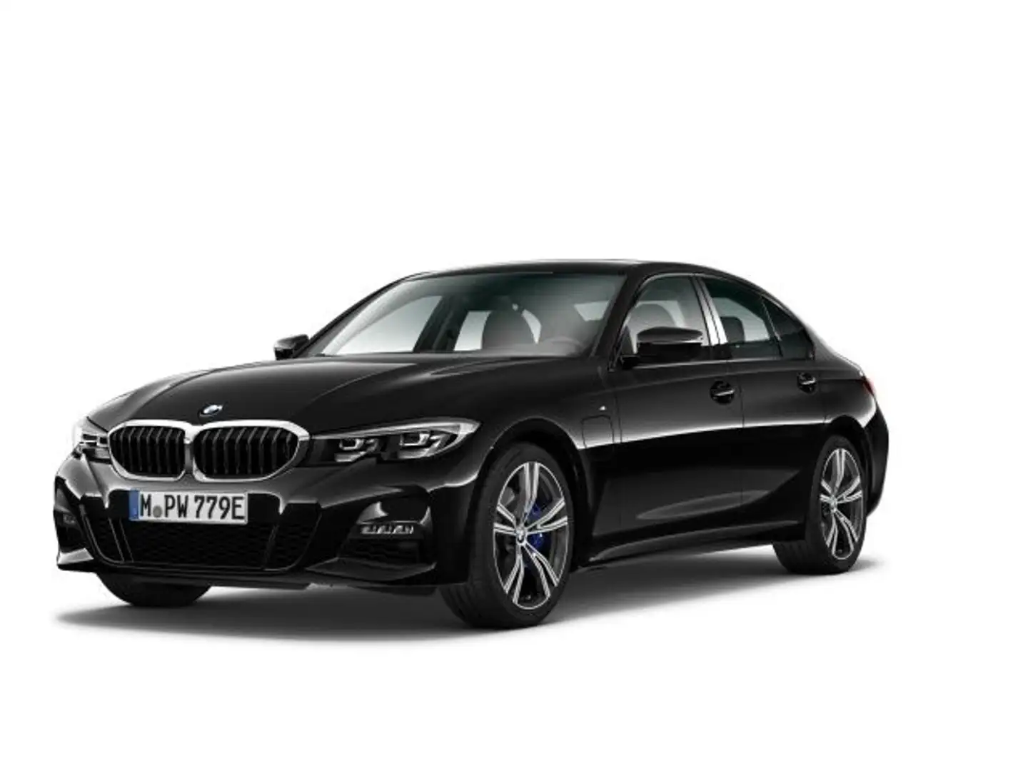 BMW 330 e M Sport Navi Harman Kardon Sport Aut. Klima Noir - 1