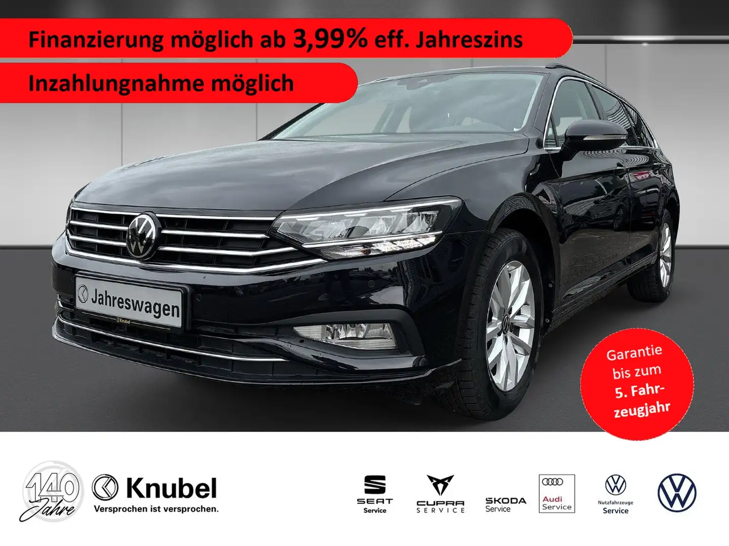 Volkswagen Passat Variant Business 2.0 TDI DSG Navi Massage TravelAss. LED Nero - 1