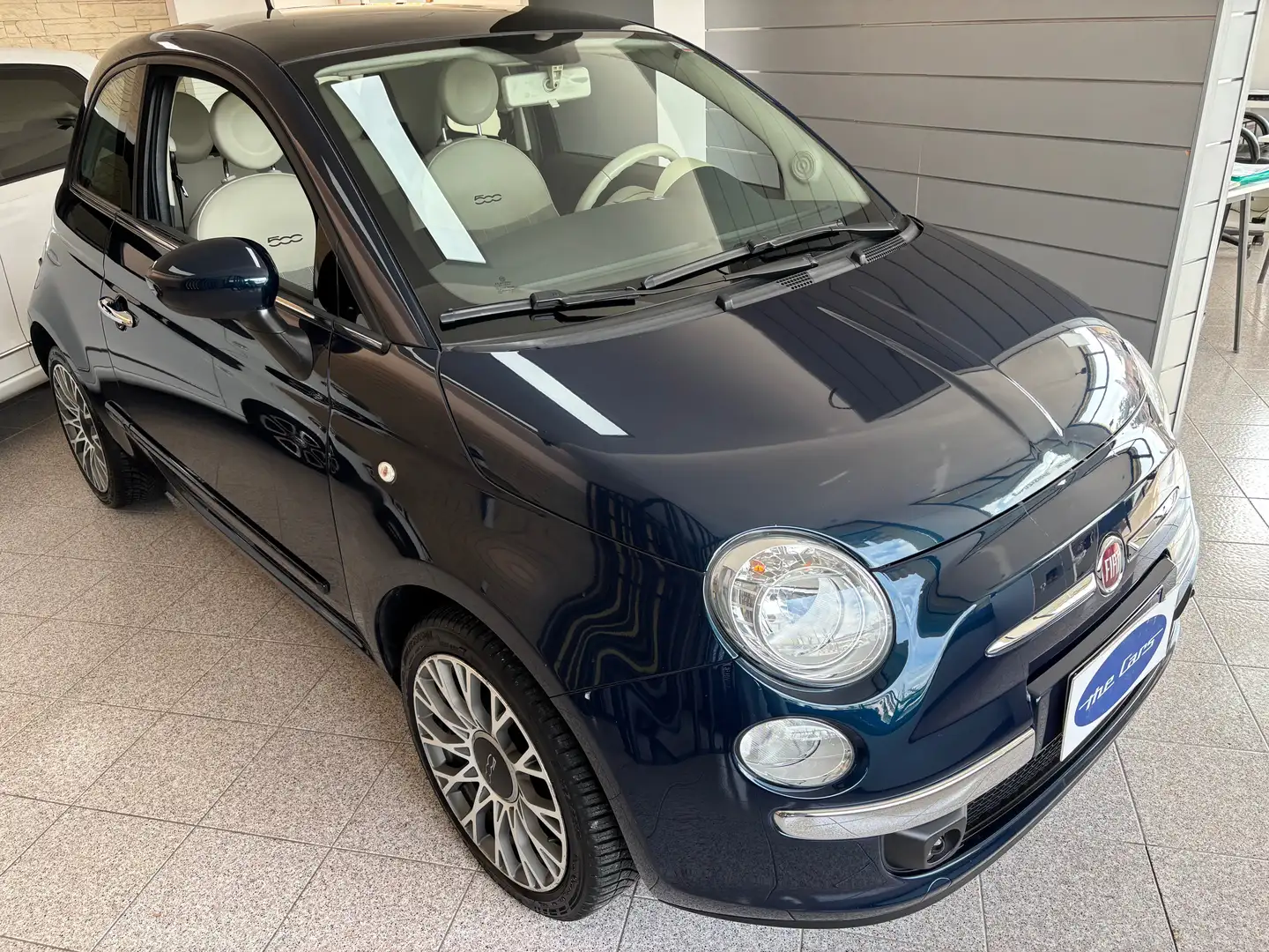 Fiat 500 500 1.2 easypower Lounge Gpl 69cv my14 Bleu - 2
