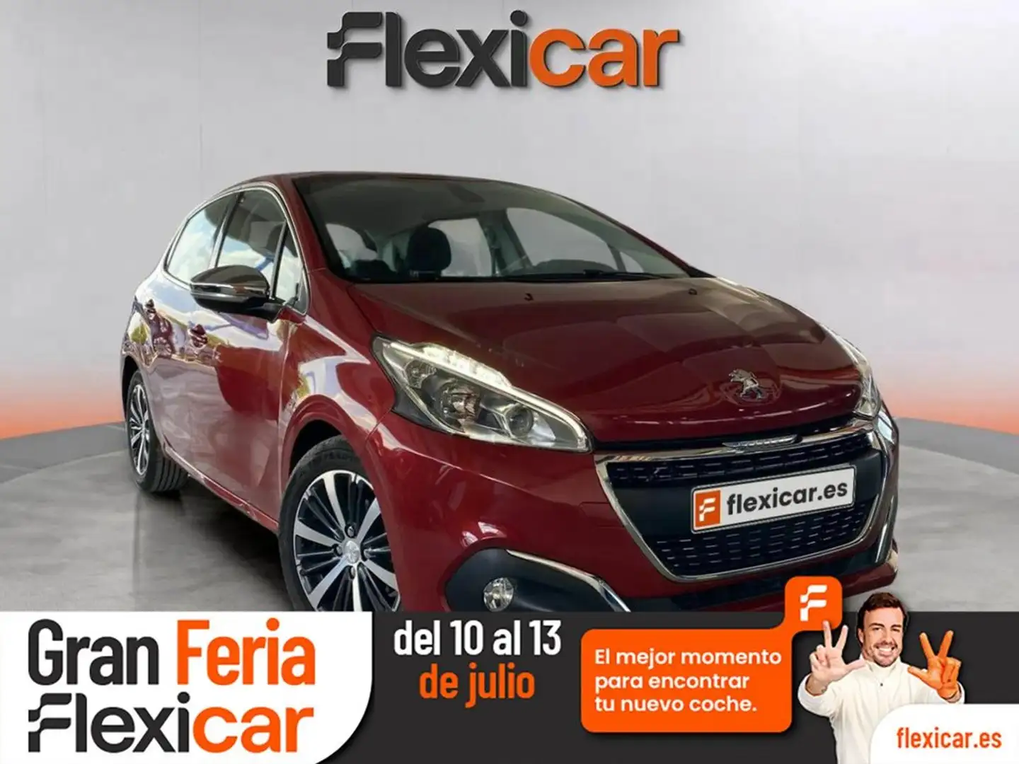 Peugeot 208 Allure 1.6 HDI Rojo - 1