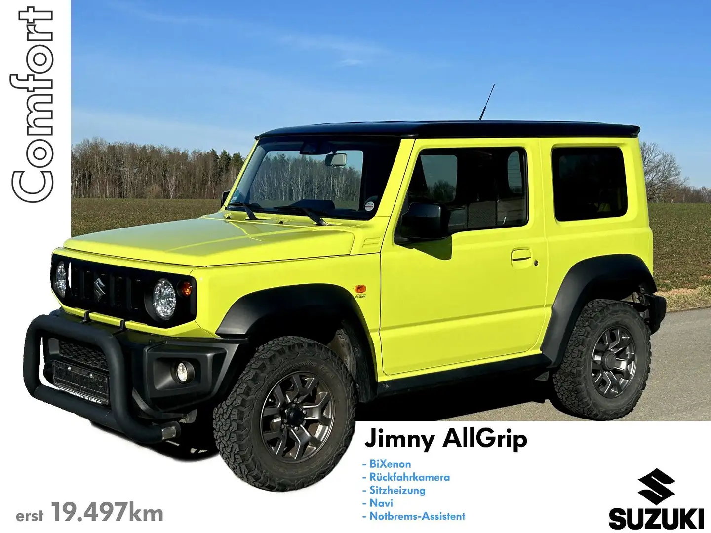 Suzuki Jimny Comfort+ AllGrip Kamera XENON BF-Goodrich Amarillo - 1