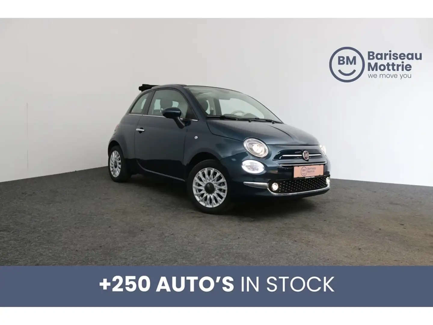 Fiat 500C CABRIO MILD HYBRID *DAB*KLIMAATREGELING*CRUISE CON Bleu - 1