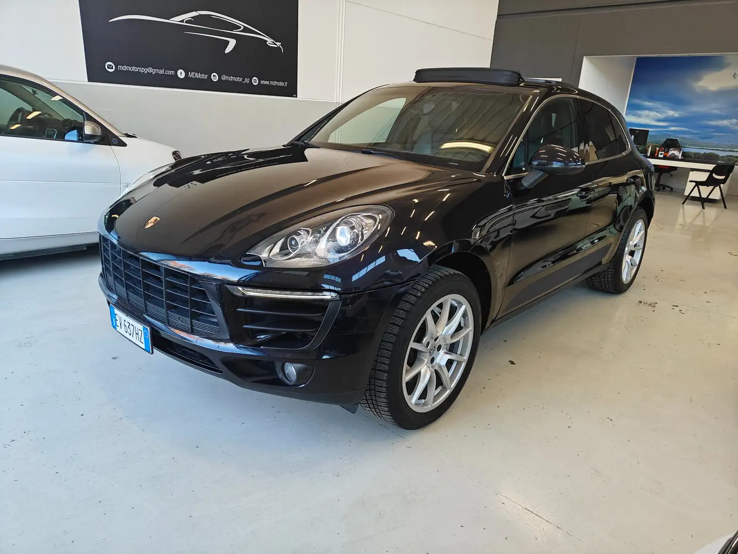 Porsche Macan 3.0 D 250 Tagliandi certificati Tetto Apribile Schwarz - 1