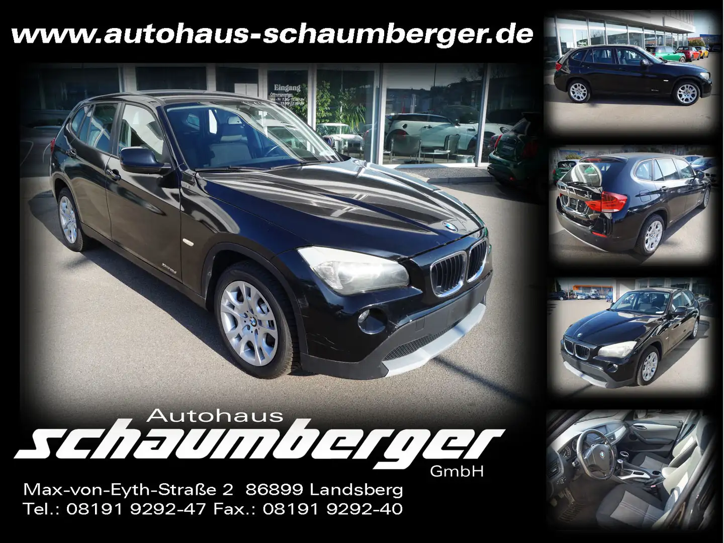 BMW X1 xDrive18d * angehender Motor-/Lagerschaden * Zwart - 1
