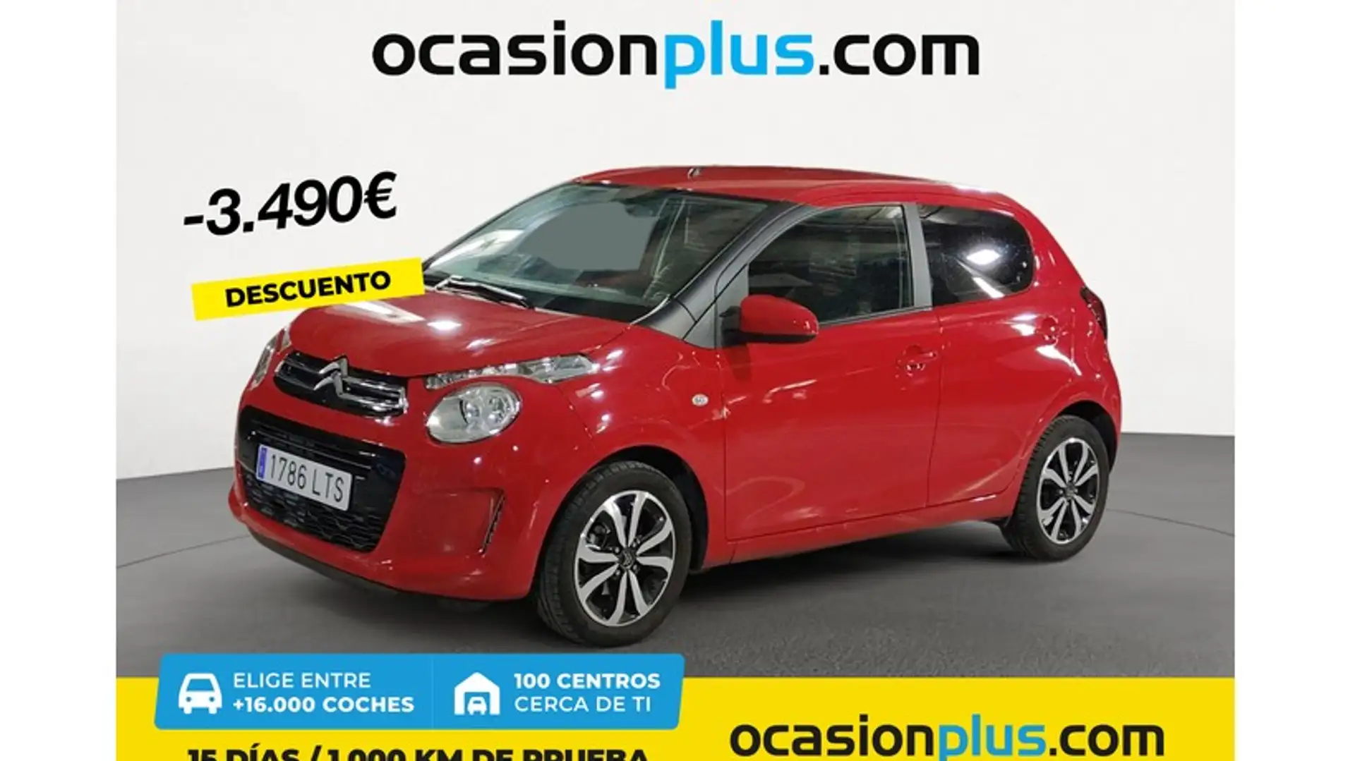Citroen C1 1.0 VTi City Edition 72 Rojo - 1