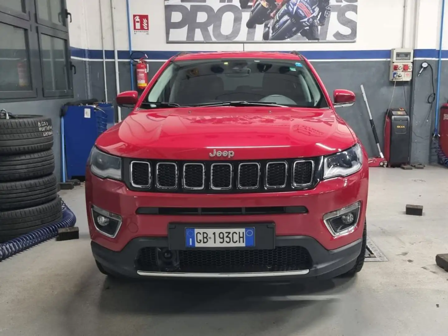 Jeep Compass Compass 2.0 mjt Limited 4wd 140cv auto my19 Rood - 2