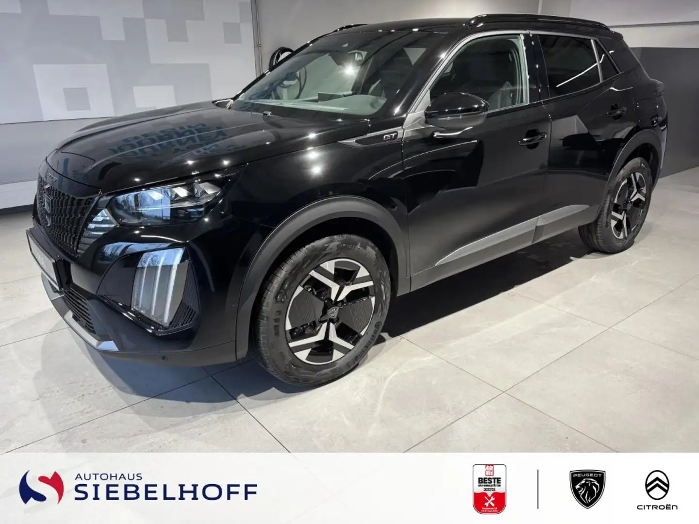 Peugeot 2008 GT HYBRID 145 e-DSC6 Schwarz - 1