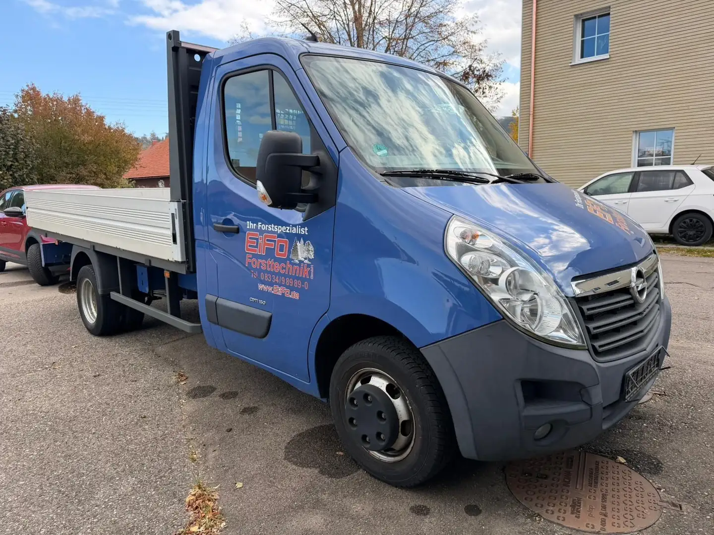 Opel Movano Pritsche H1 L2 4.5t Blauw - 1