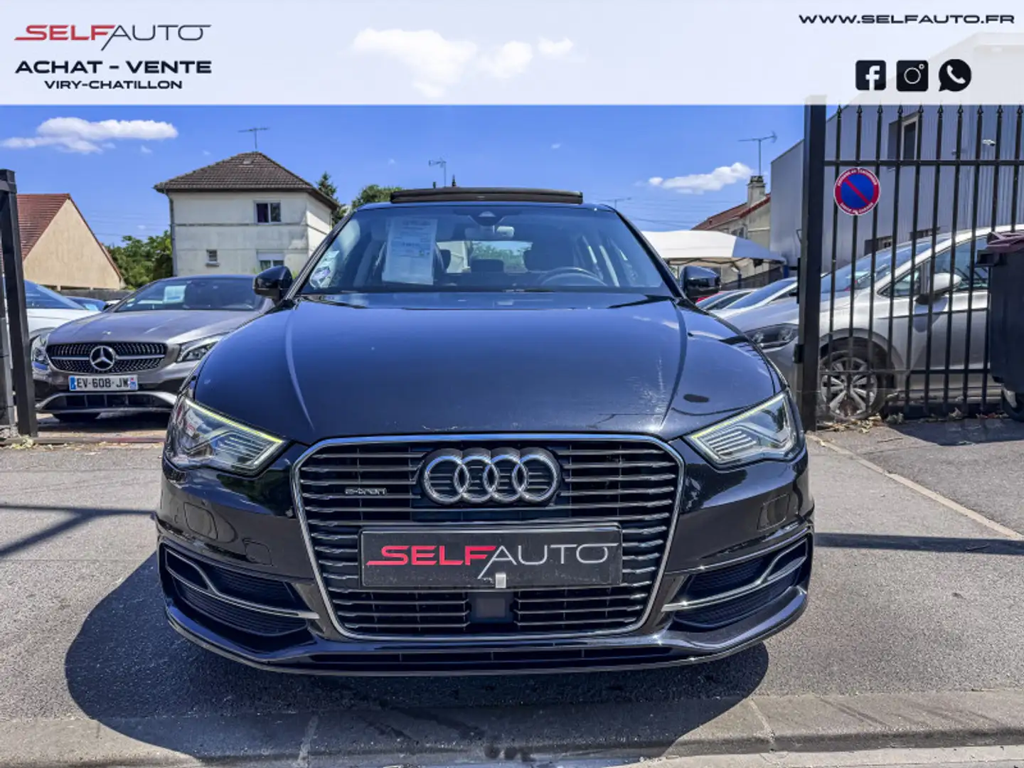 Audi e-tron 1.4 TFSI 204CH E-TRON AMBITION LUXE S TRONIC 6 Noir - 2