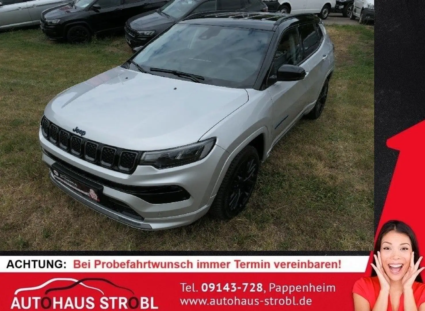Jeep Compass S 4xe PlugIn Hybrid/Full-Link/LED/Kamera Grau - 1