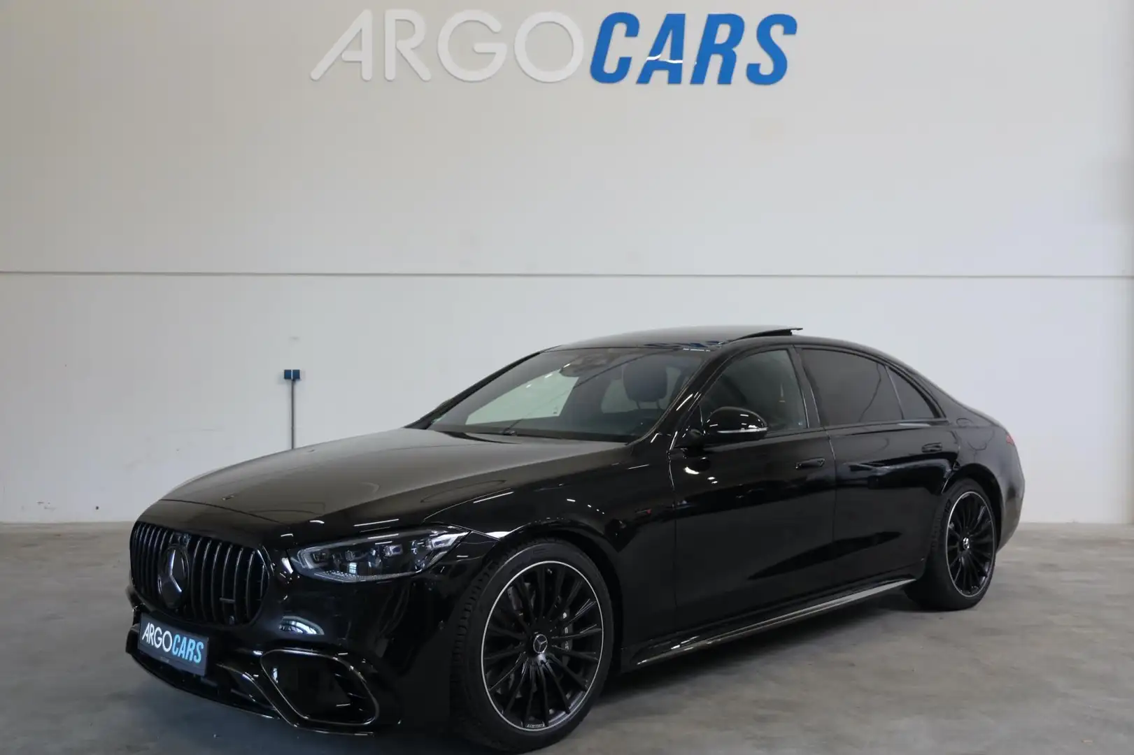 Mercedes-Benz S 63 AMG S E S63e LANG PERFORMANCE 4 Matic+ 802PK ACHTERASB Negro - 2