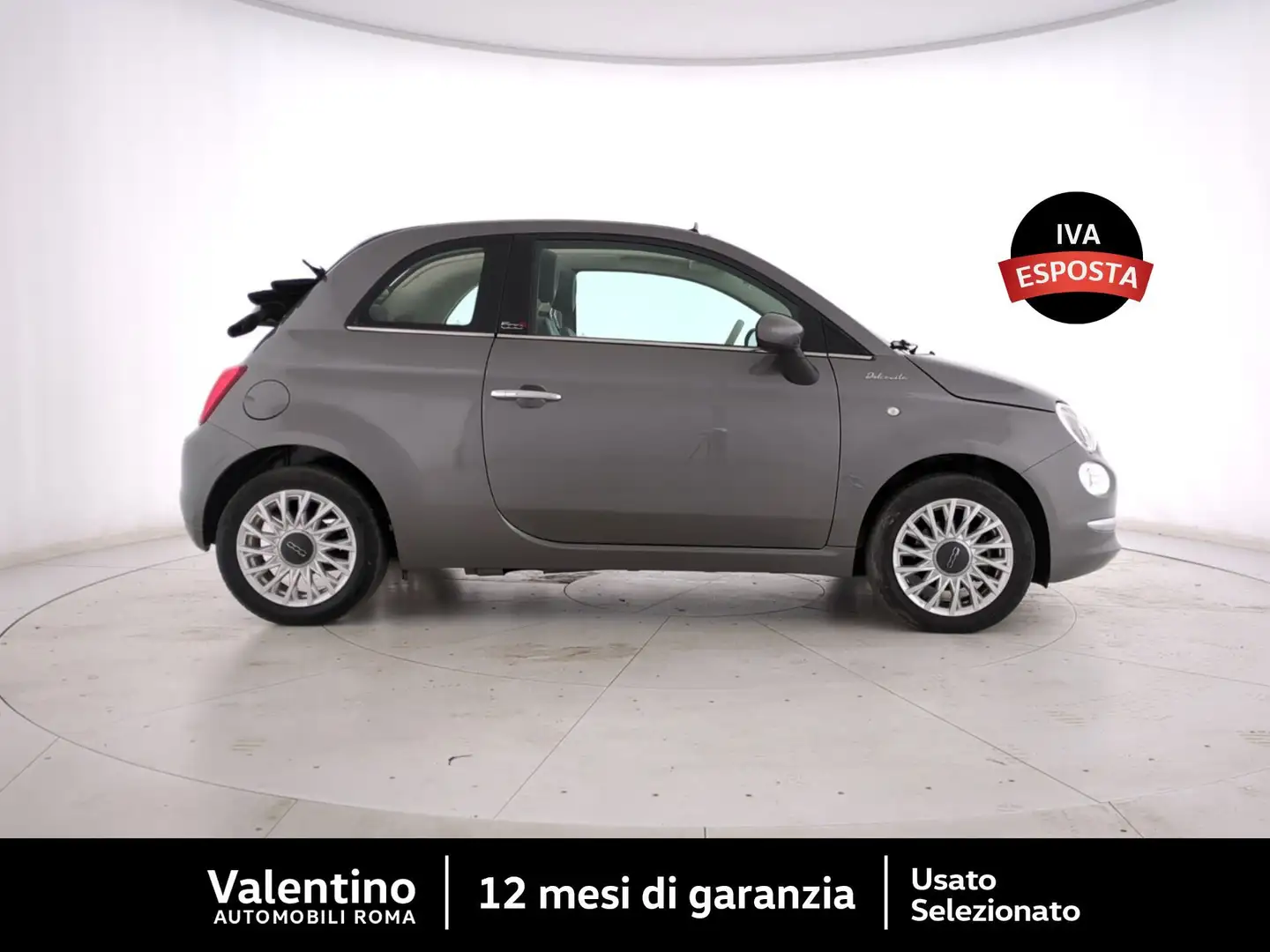 Fiat 500 C 1.0 Hybrid Dolcevita Gris - 2