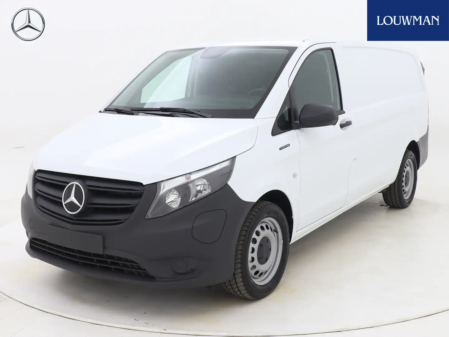 Mercedes-Benz Vito eVito L2 66kwh | GRATIS Wallbox | Tweezits bijrijd Wit - 1