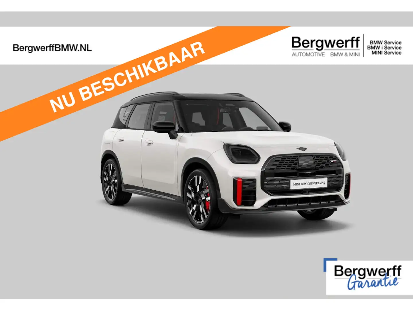 MINI John Cooper Works Countryman Mini 2.0 JCW ALL4 - Pakket XL - Pano - Driving Ass Blanc - 1