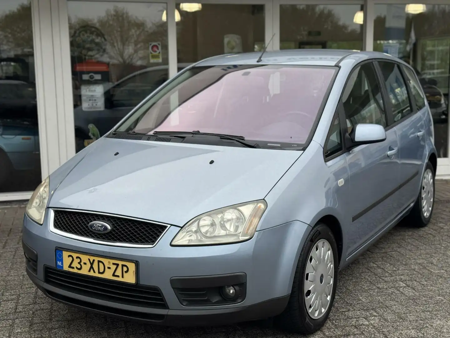 Ford Focus C-Max 1.6-16V 100pk, Trend uitv.,Airco,Radio/cd,Elek pak Blauw - 2