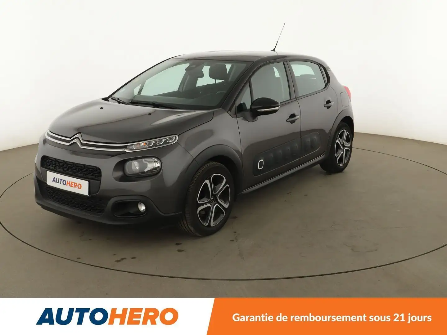 Citroen C3 1.6 Blue-HDi Shine Gris - 1