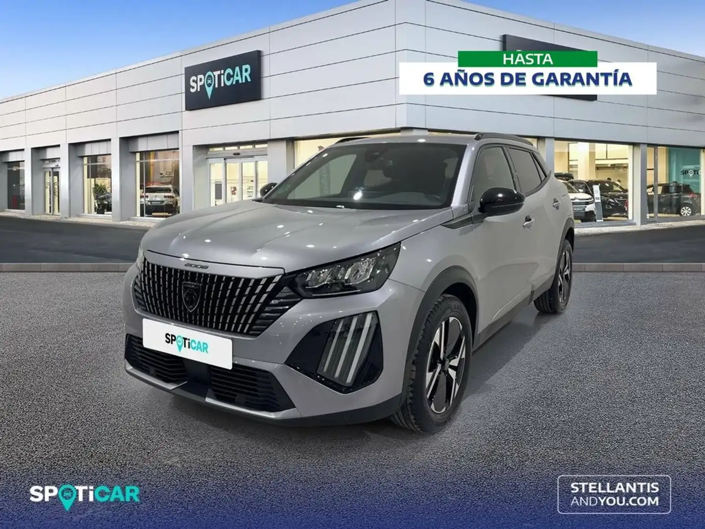 Peugeot 2008 1.2 PureTech S&S Allure 100 Gris - 1
