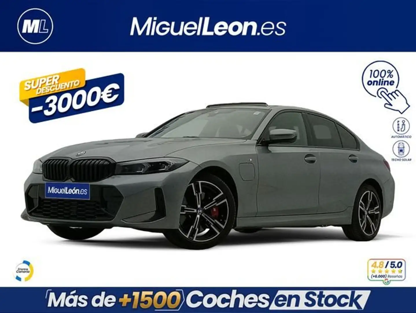 BMW 330 330e Gris - 1