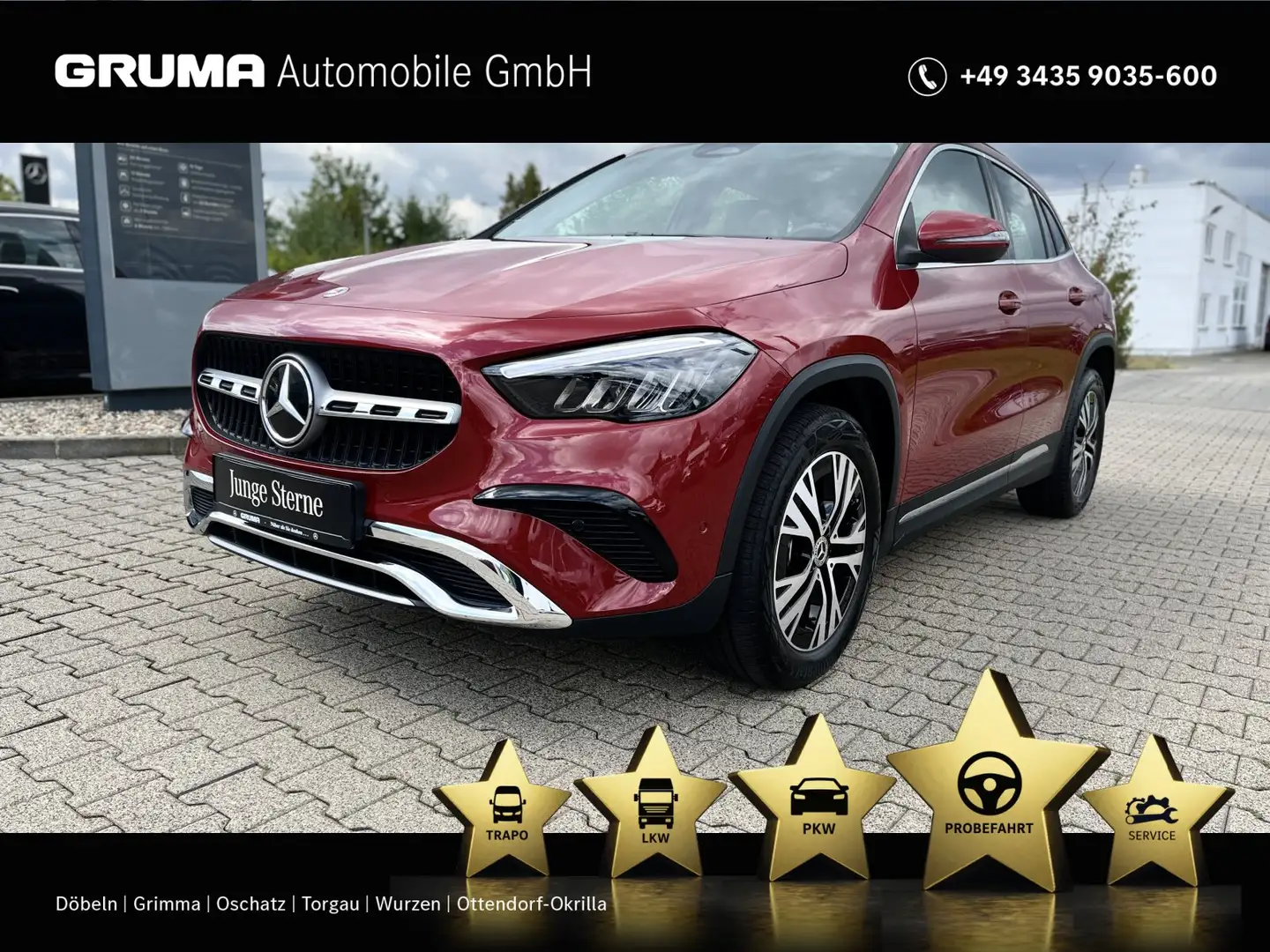 Mercedes-Benz GLA 180 GLA 180 Progr.Advanced+LED+Winterpaket+CarPlay++ Rot - 1