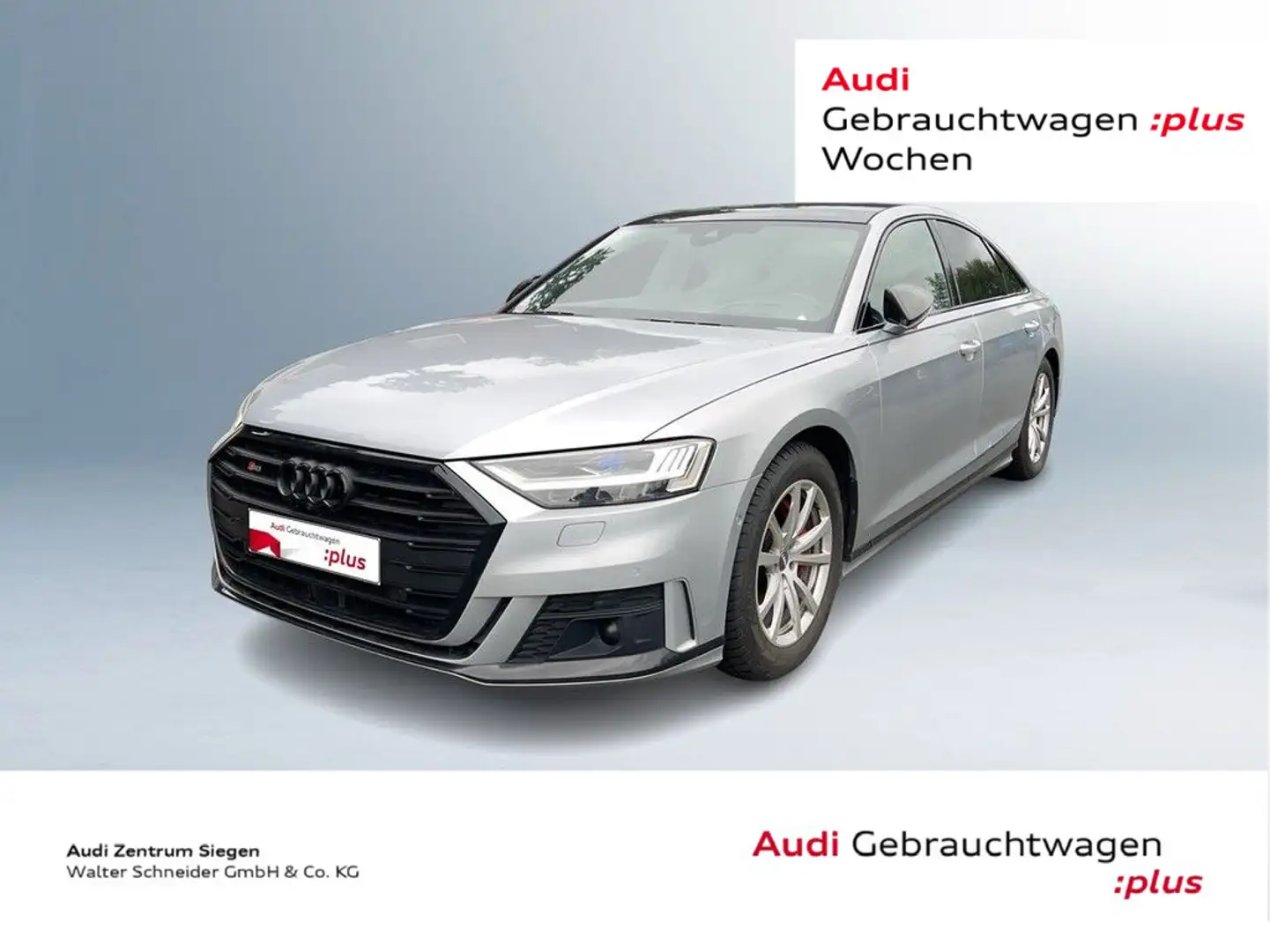 Audi A8 50 3.0 TDI quattro S line Matrix LED Pano Ass Silber - 1