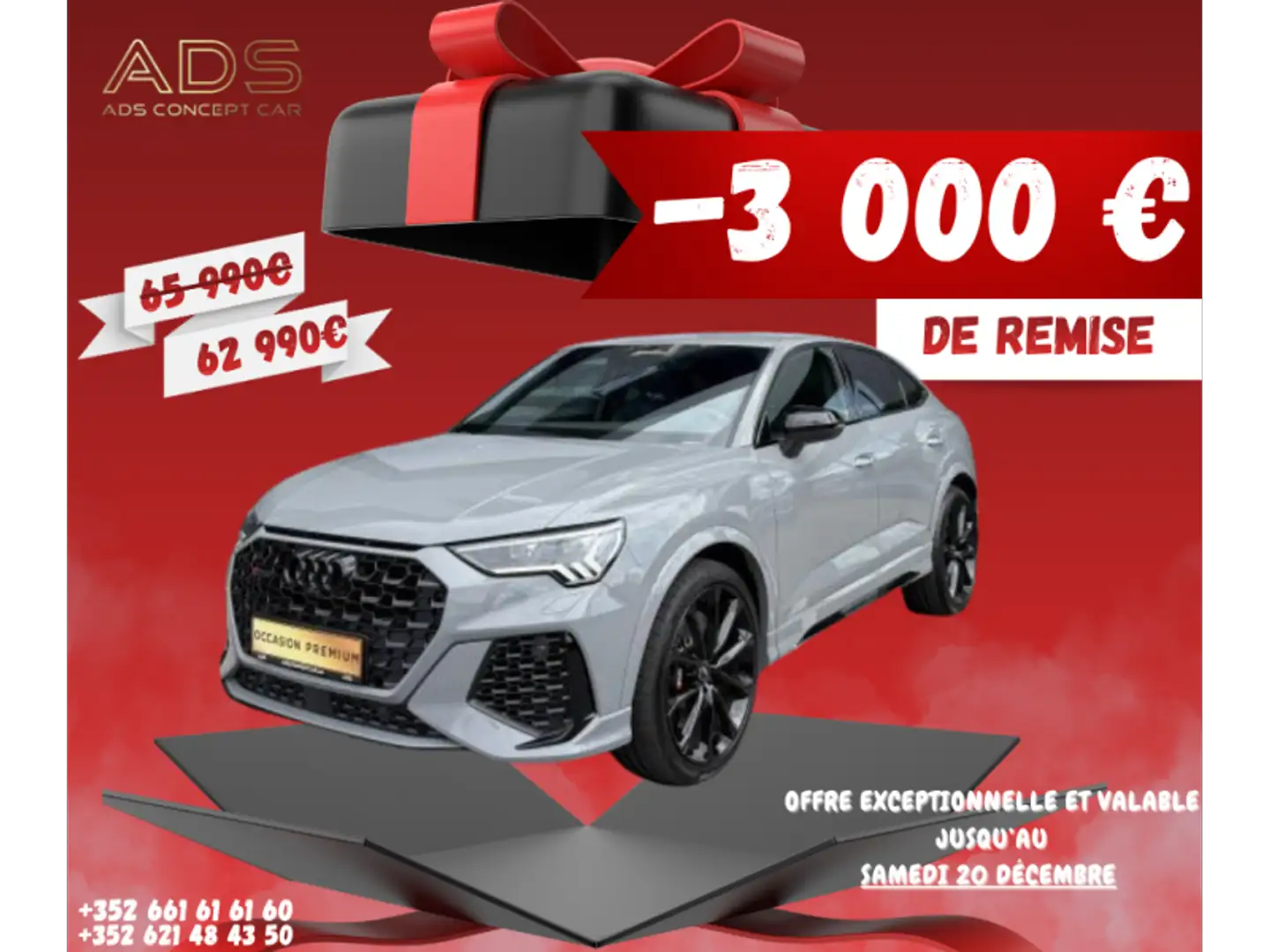 Audi RS Q3 Sportback RS Gris - 1