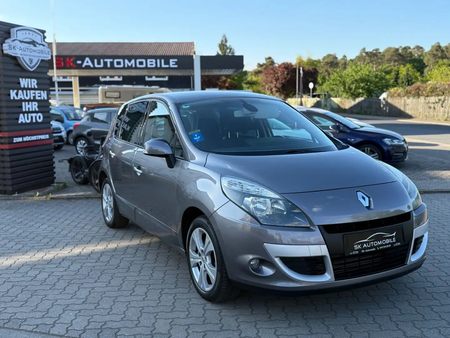 Renault Scenic III Dynamique 1.HAND-NAVI-KEYLES-PDC-52KM Grau - 1