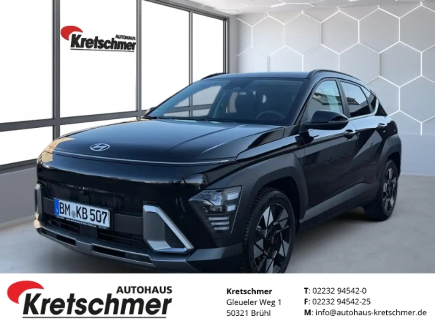 Hyundai KONA Trend Hybrid 2WD DCT *Licht+Assis. Paket*el. Heckk Schwarz - 1