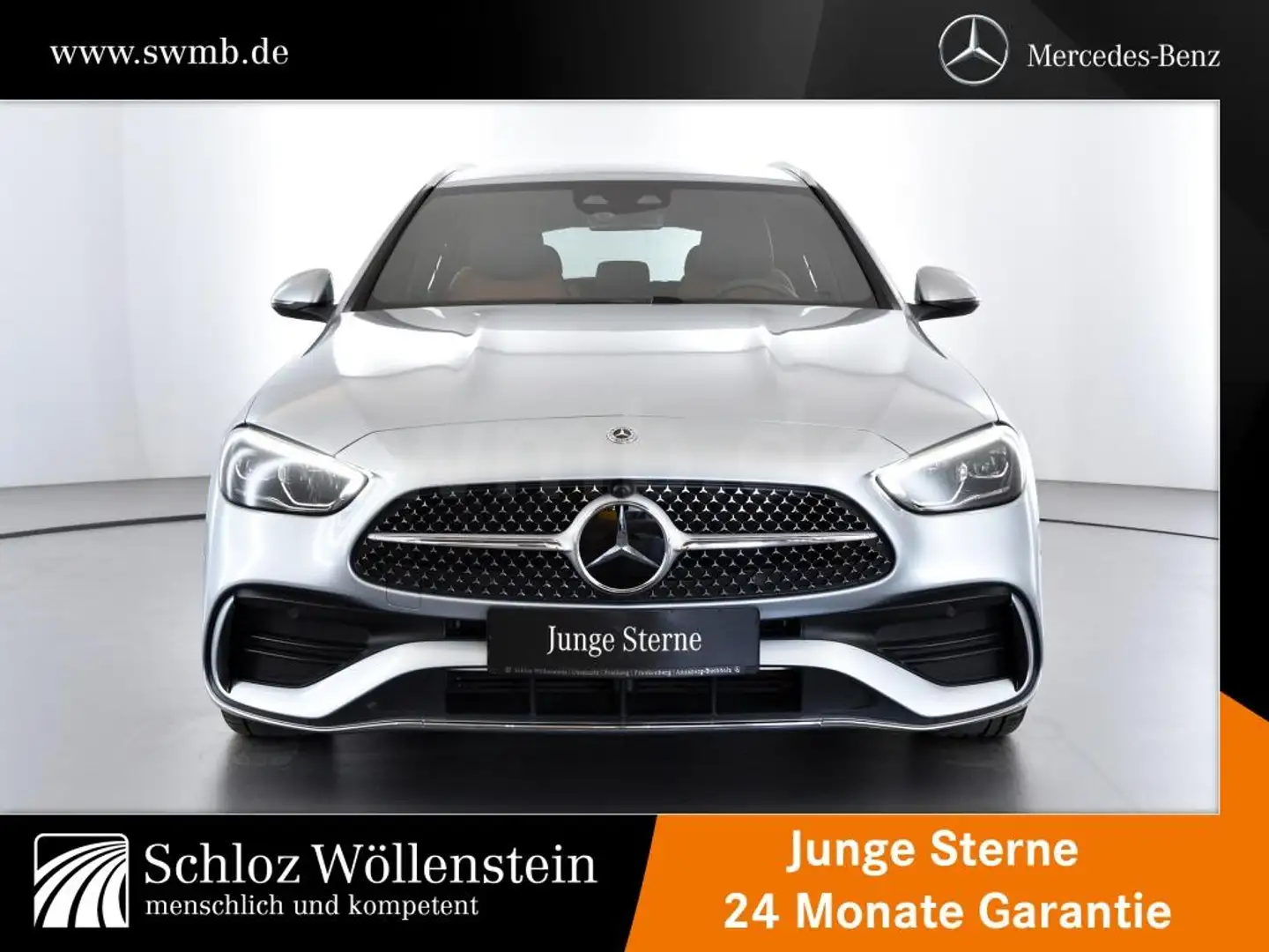 Mercedes-Benz C 220 d T AMG/LED/AHK/Fahrass/AdvancedP/RfCam/EDW Argent - 2