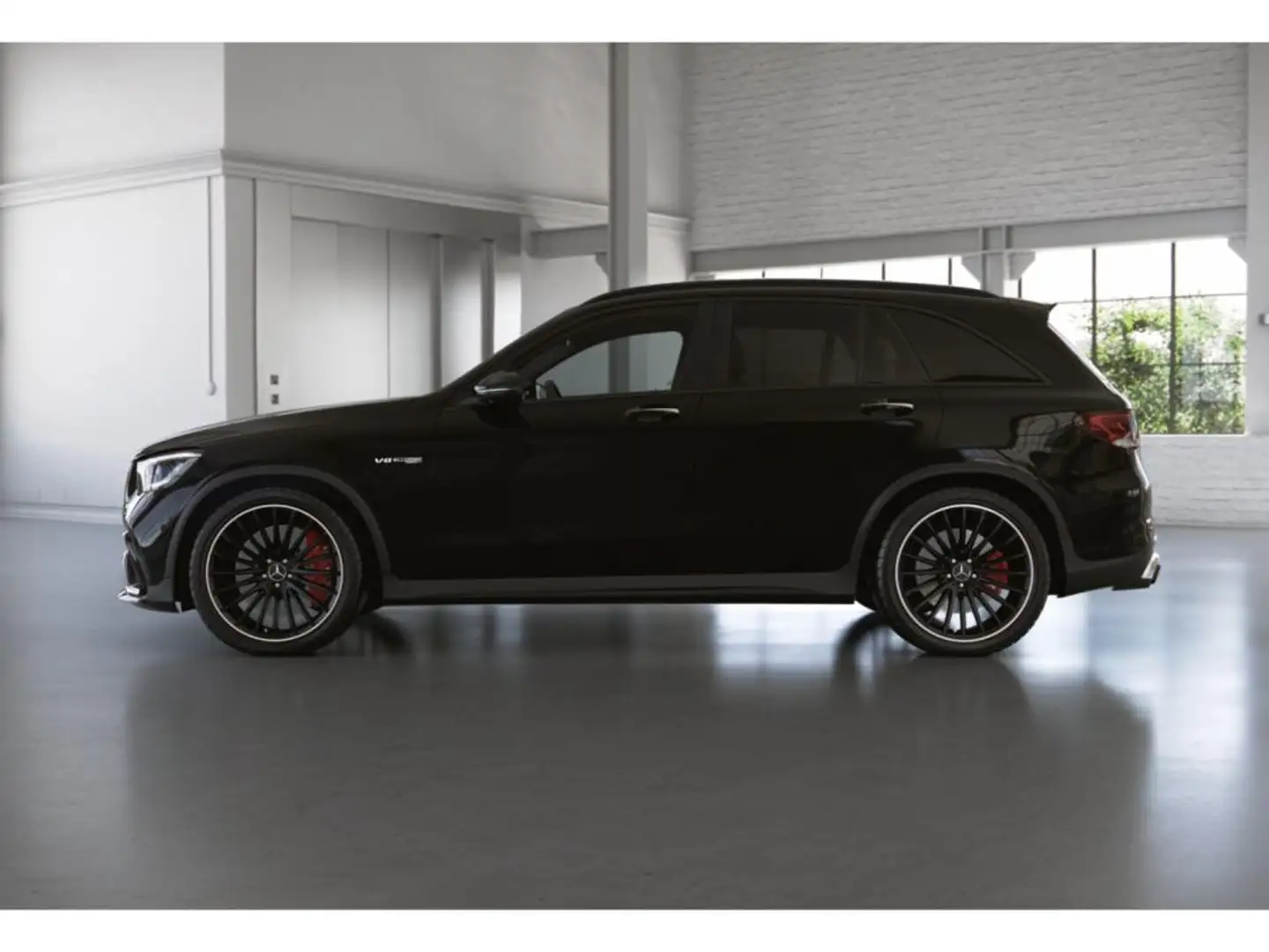 Mercedes-Benz GLC 63 AMG S 4M+ DISTRONIC+HEADUP+PANO+MEMORY Schwarz - 2