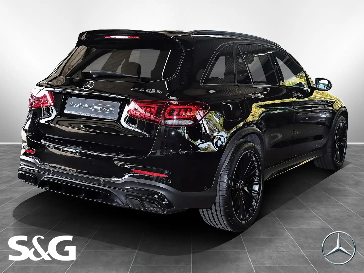 Mercedes-Benz GLC 63 AMG S 4M+ DISTRONIC+HEADUP+PANO+MEMORY Schwarz - 2