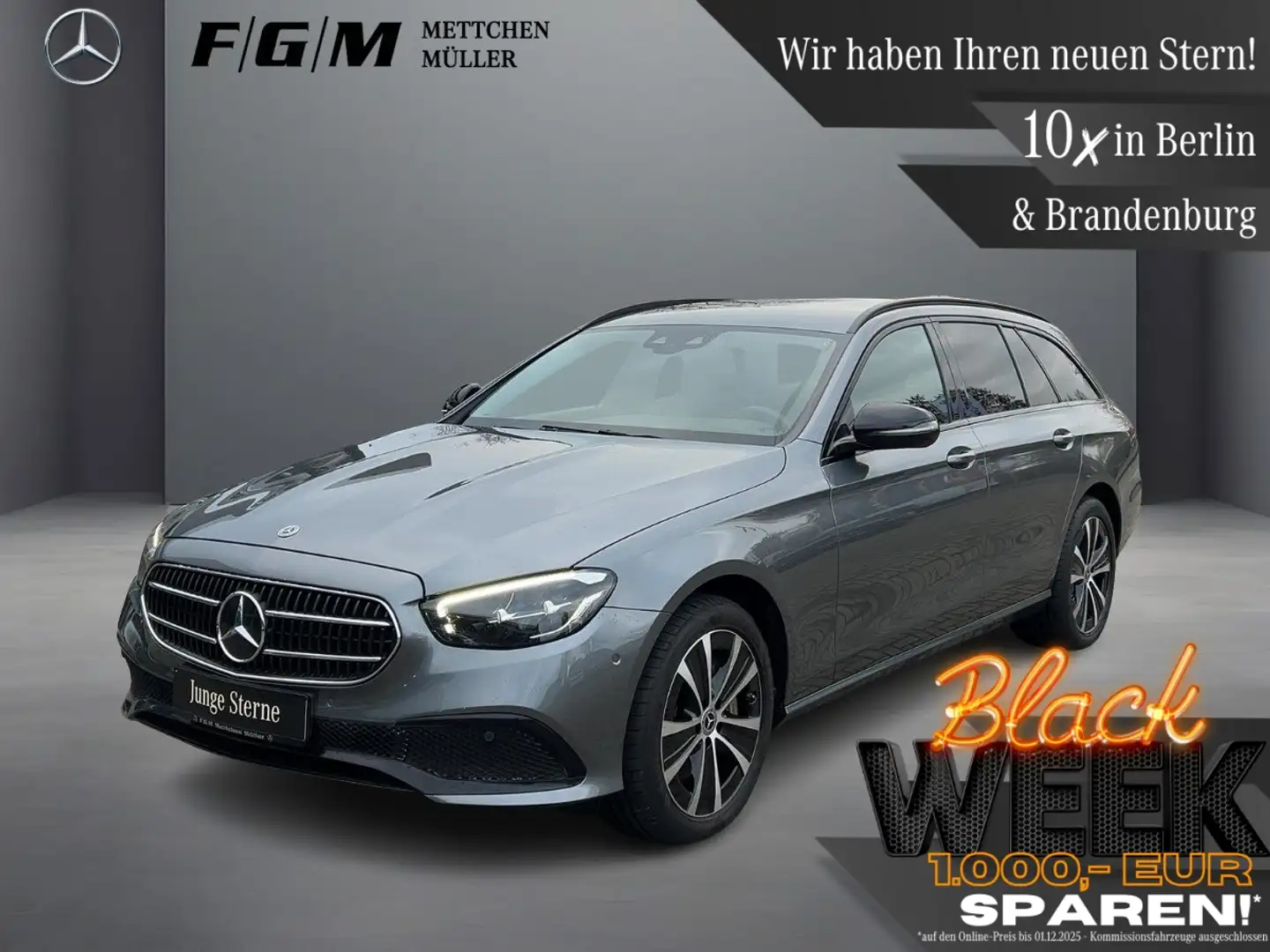 Mercedes-Benz E 300 de 4M T Avantgarde HeadUp|TWA|Night|Sitzhz Grau - 1