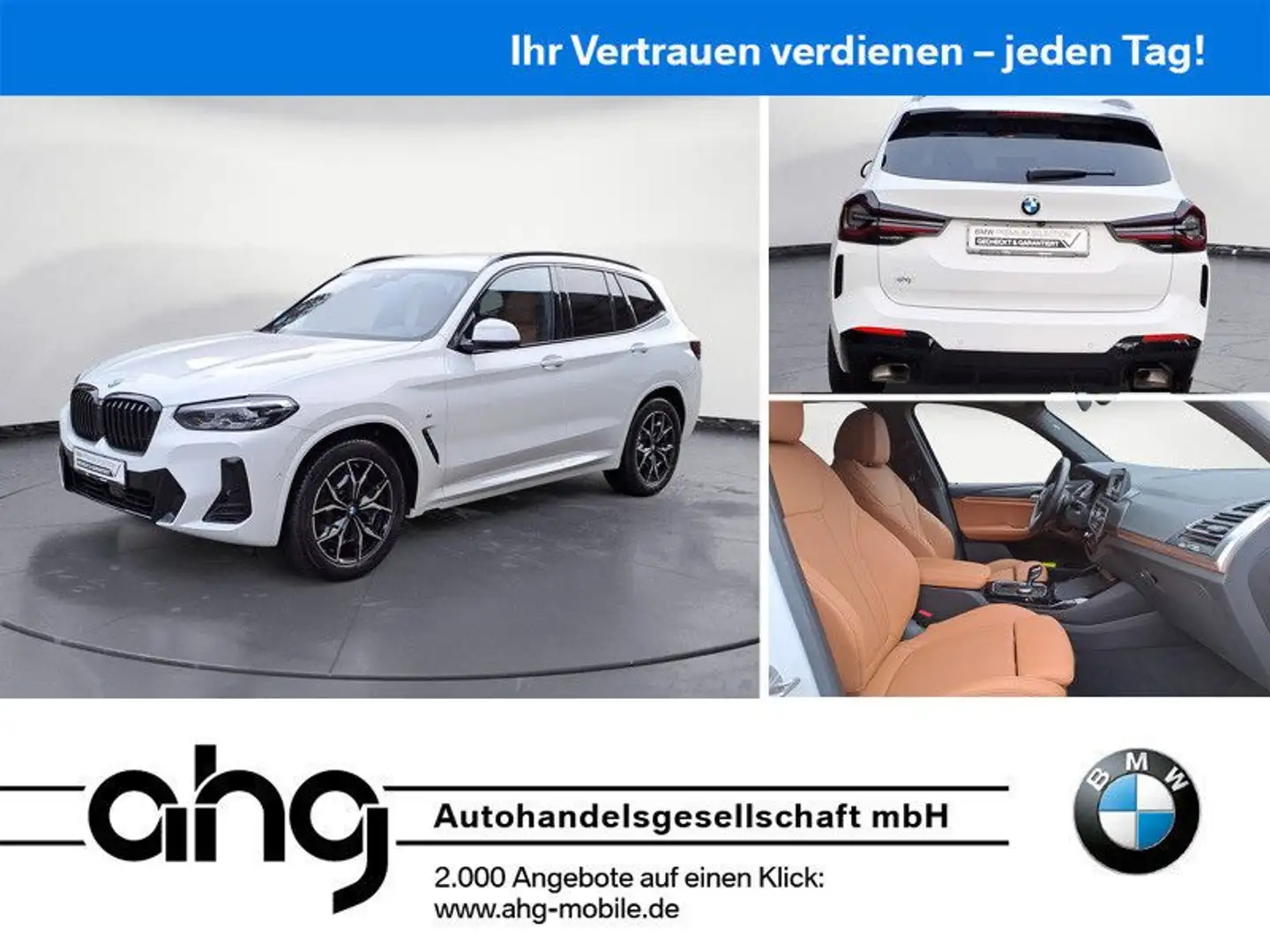 BMW X3 xDrive20i AT M Sportpaket Komfortzugang HIFI Blanco - 1