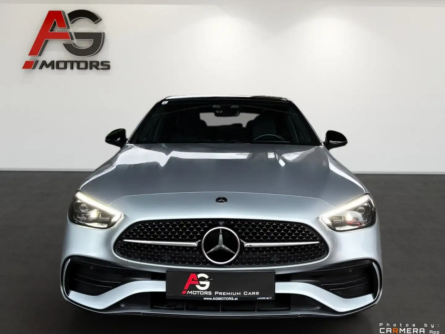 Mercedes-Benz C 220 d 4Matic/AMG Line/360° Kamera/Panorama/ACC/LED/Vo Silber - 2