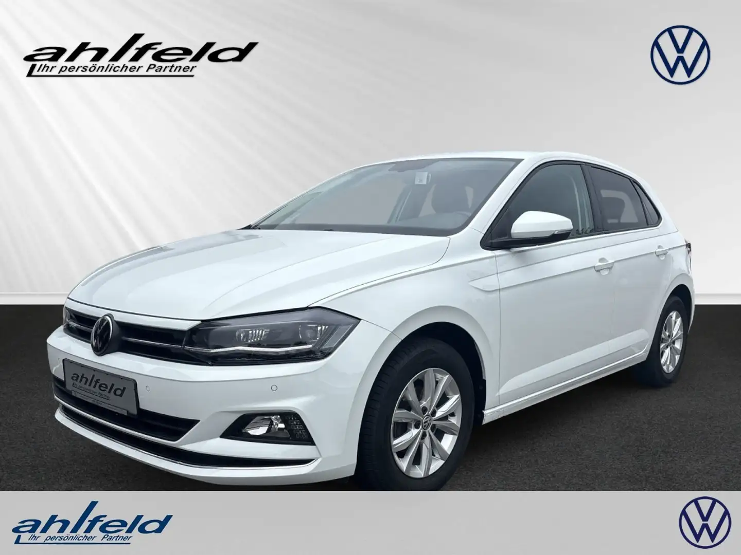 Volkswagen Polo Highline 1.0 TSI KAM Navi LED LM SHZ Klima Navi Wit - 1