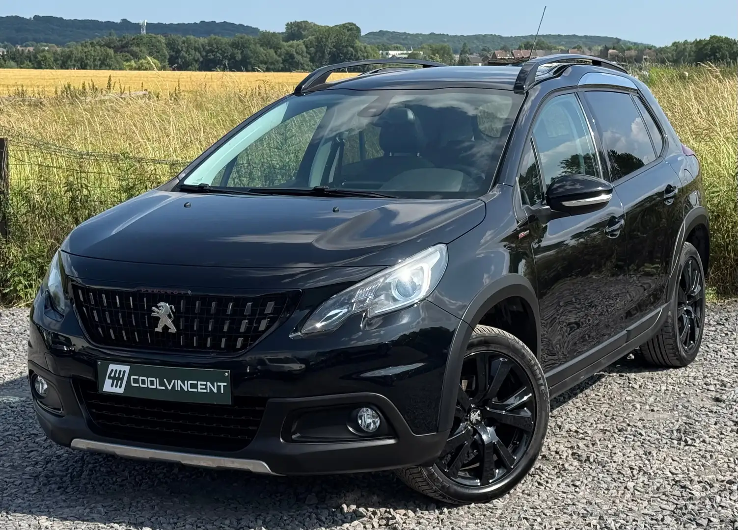 Peugeot 2008 GT Line  - Toit Pano - Airco - Bluetooth - GPS Noir - 1