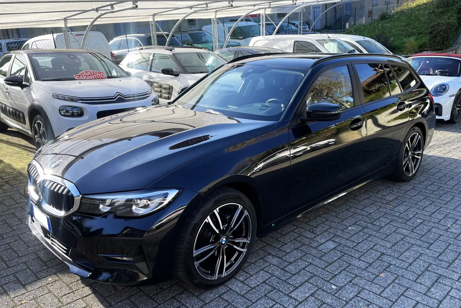 BMW 318 Touring mhev 48V SPORT Auto VIRTUAL Navi LED Pelle Schwarz - 1