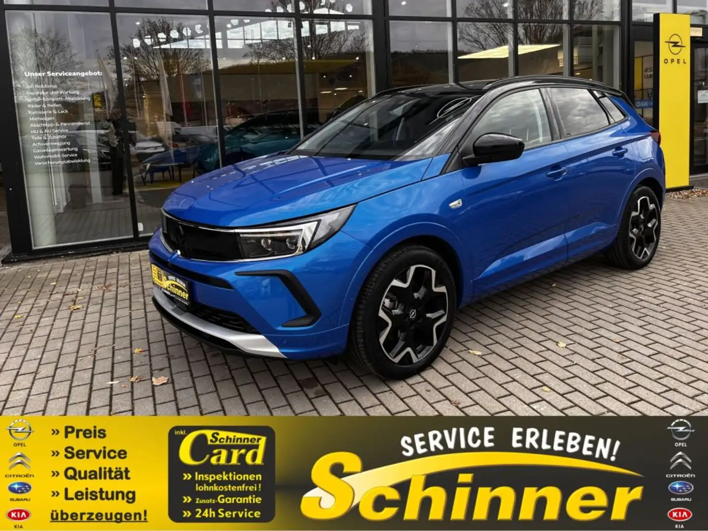 Opel Grandland Plug-in-Hybrid 1.6 DI Automatik Ultimate Bleu - 1