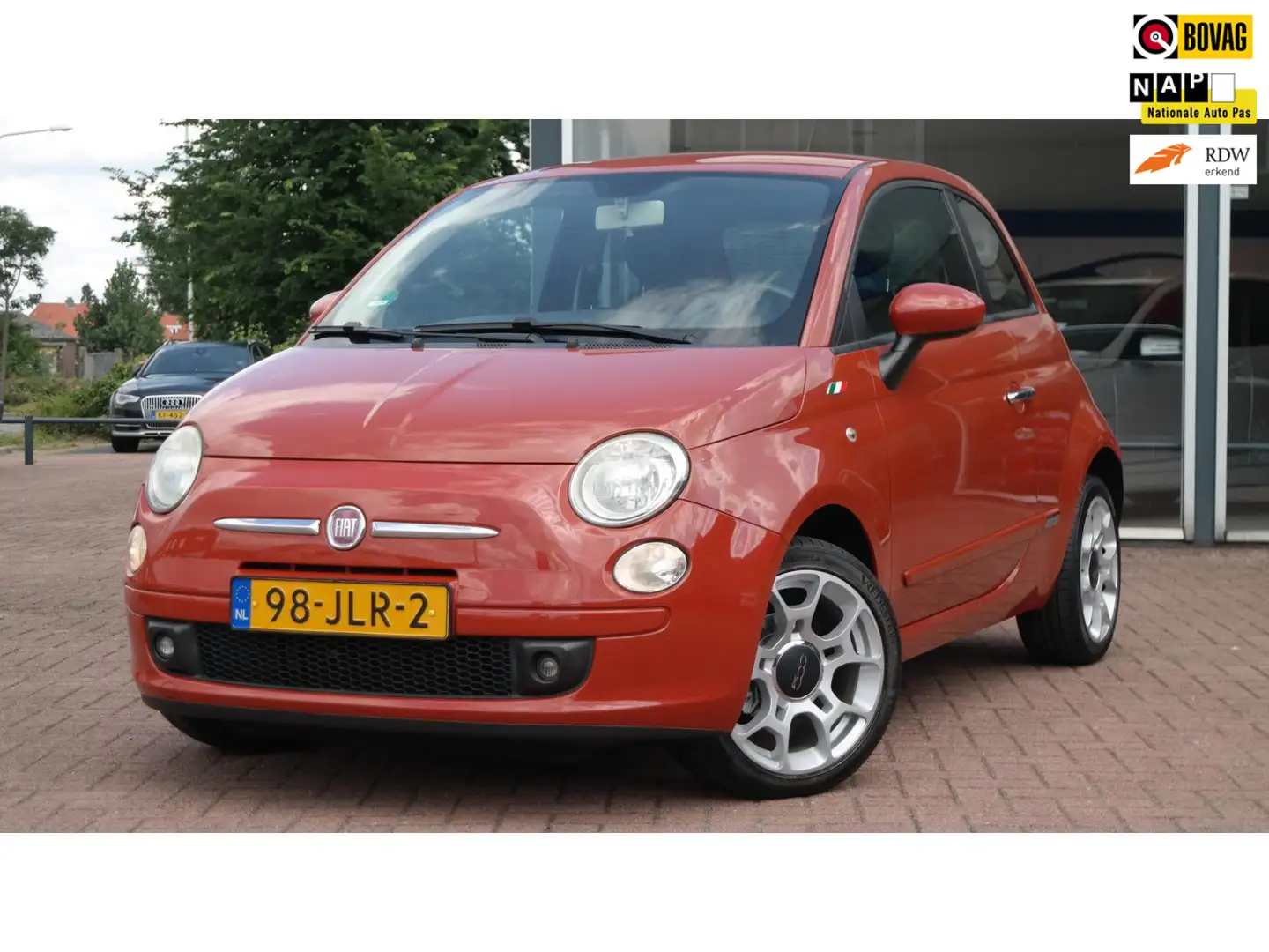 Fiat 500 1.2 Sport | 3deurs | Airco | Bella Italia | Elek. Roşu - 1