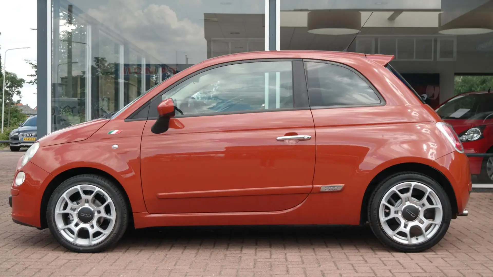 Fiat 500 1.2 Sport | 3deurs | Airco | Bella Italia | Elek. Roşu - 2