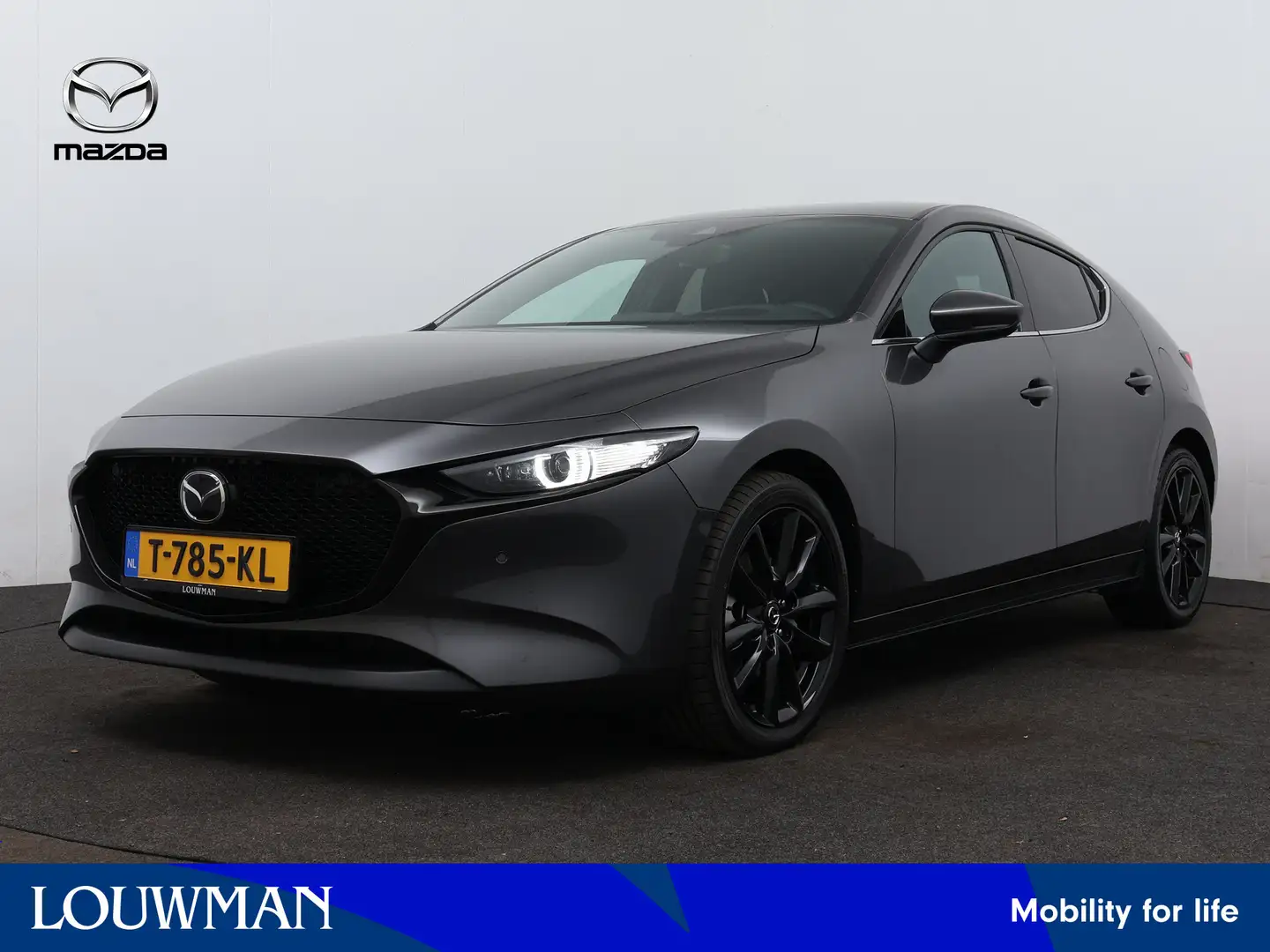 Mazda 3 2.0 e-SkyActiv-X M Hybrid 186 Luxury Grau - 1