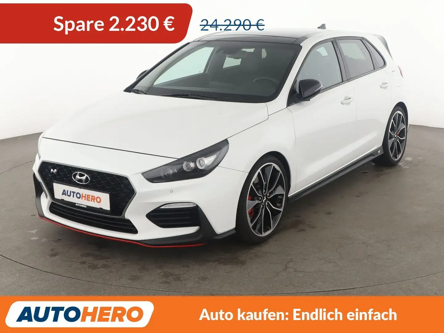 Hyundai i30 2.0 TGDI N Performance*NAVI*LED*TEMPO*CAM*PDC*SHZ* Weiß - 1