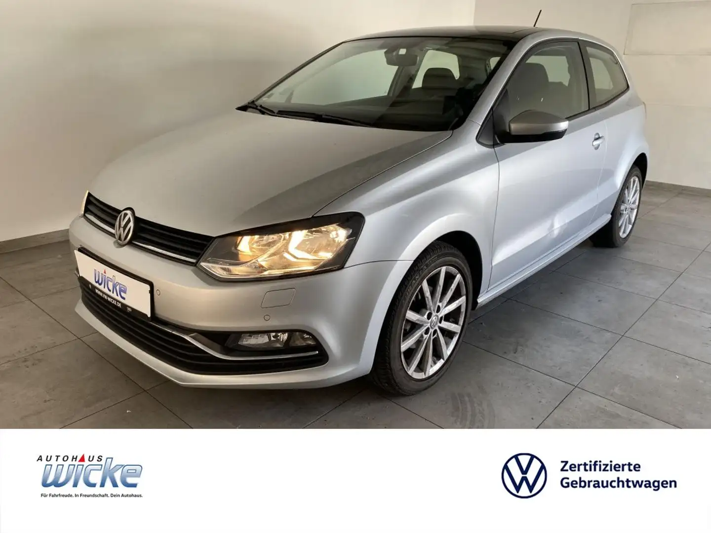 Volkswagen Polo 1.2 TSI Highline KLIMA PANO PDC ALU Argent - 1