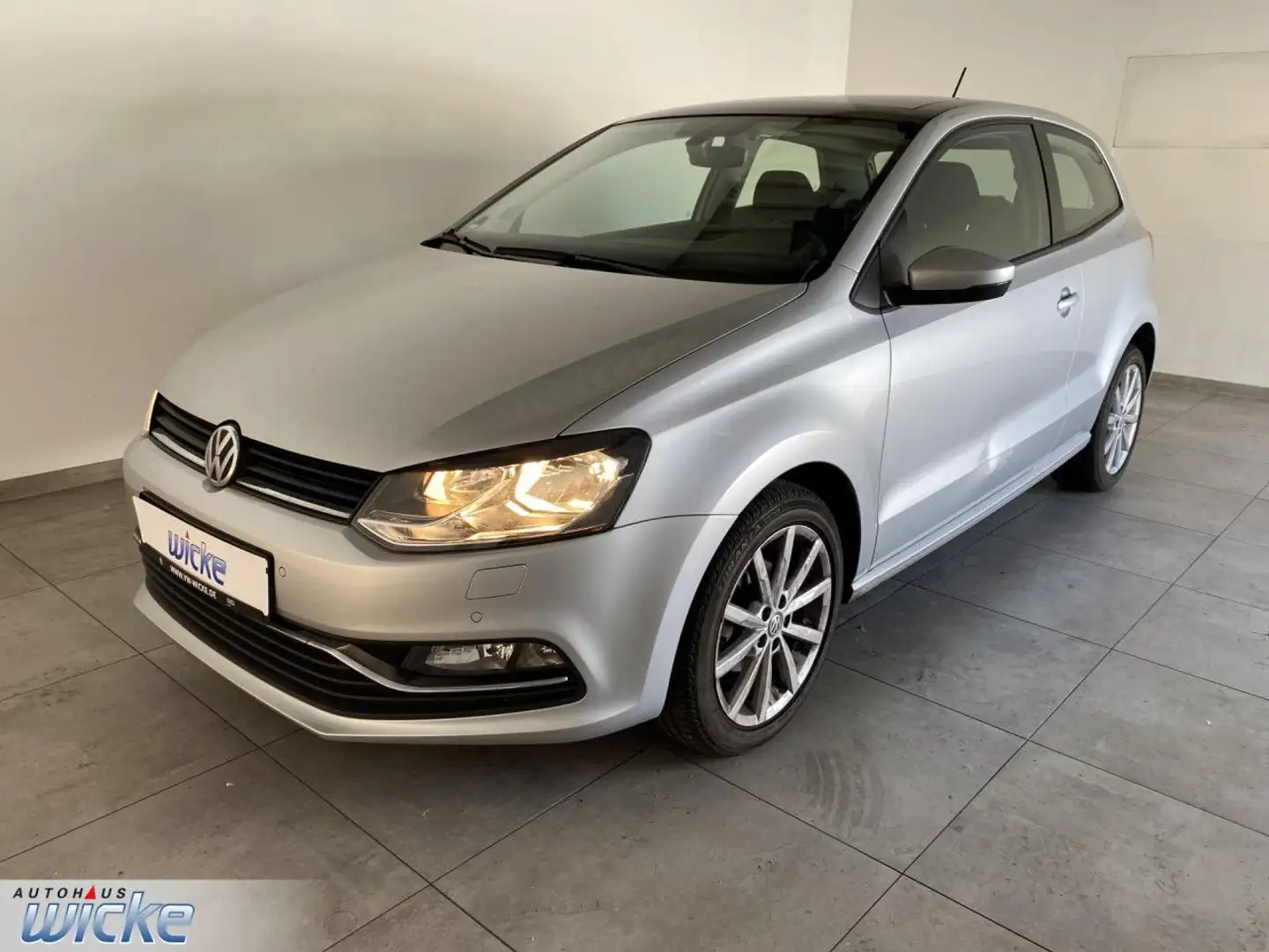 Volkswagen Polo 1.2 TSI Highline KLIMA PANO PDC ALU Argent - 2